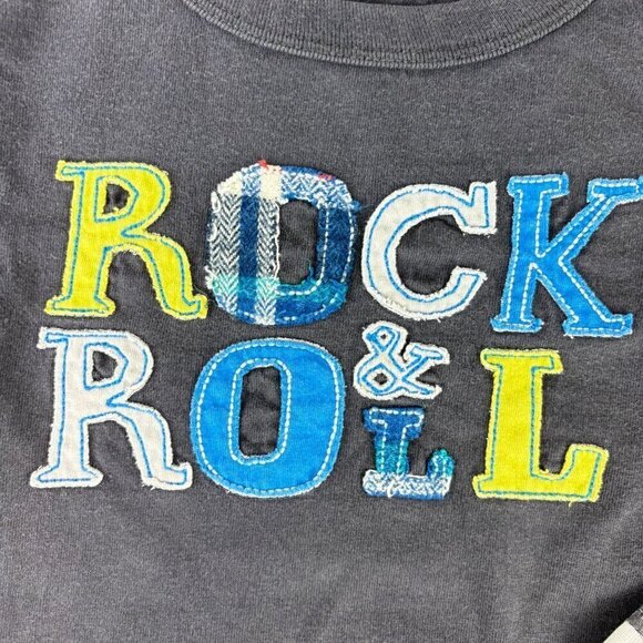 Mini Boden Rock and Roll Applique Layered Long Sleeve Tee 2-3Y - Picture 3 of 6